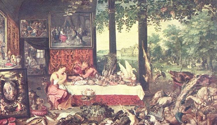 Jan Brueghel Der Geschmackssinn oil painting picture